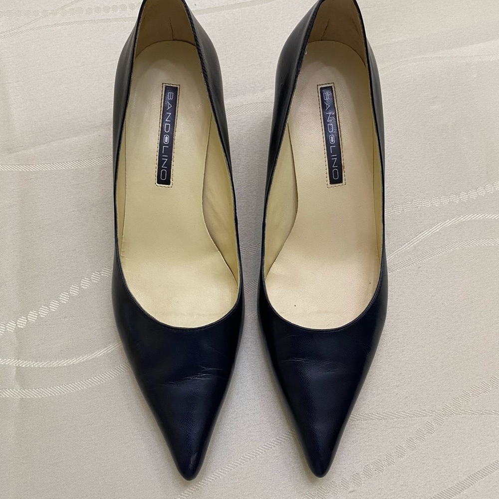Bandolino Kitten Heel Navy 8M